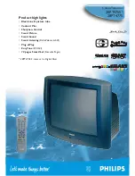 Preview for 1 page of Philips 28PT4755* Specification Sheet