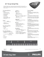 Предварительный просмотр 2 страницы Philips 28PT7128/12 Specifications