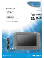 Предварительный просмотр 10 страницы Philips 28PW5304/00 Brochure