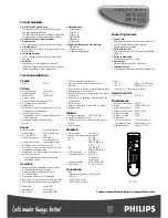 Предварительный просмотр 13 страницы Philips 28PW6322 NICAM Brochure & Specs