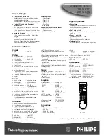 Предварительный просмотр 14 страницы Philips 28PW6322 NICAM Brochure & Specs