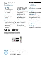 Preview for 2 page of Philips 28PW6520 Specifications