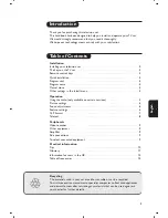 Preview for 3 page of Philips 28PW6520 User Manual