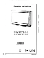 Philips 28PW778A Operating Instructions Manual предпросмотр