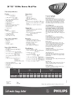 Preview for 2 page of Philips 28PW8717 Technical Specifications