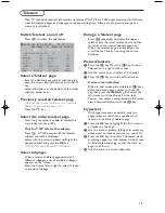 Предварительный просмотр 17 страницы Philips 28PW9309 User Manual