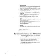 Предварительный просмотр 10 страницы Philips 28PW9513 - annexe 1 (Dutch) Owner'S Manual