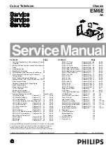 Philips 28PW9618 Service Manual предпросмотр