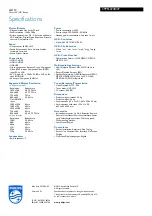 Preview for 3 page of Philips 29PFL4738 Specifications