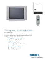 Preview for 1 page of Philips 29PT2204 Specifications