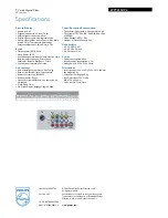 Preview for 3 page of Philips 29PT2552 Specifications