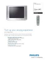 Philips 29PT4606 Specifications preview