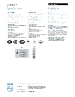 Preview for 2 page of Philips 29PT4606 Specifications