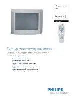 Philips 29PT4631 Specification Sheet предпросмотр