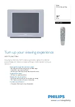 Philips 29PT5005 Brochure & Specs предпросмотр