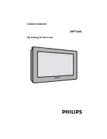 Предварительный просмотр 1 страницы Philips 29PT5005 Operating Instructions Manual