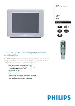 Предварительный просмотр 1 страницы Philips 29PT5107 Technical Specifications