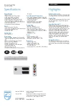 Preview for 2 page of Philips 29PT5408 Specifications