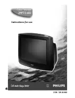 Philips 29PT5683 Instructions For Use Manual preview