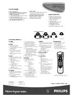 Preview for 14 page of Philips 29PT6415 Specifications