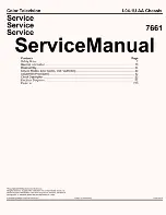 Preview for 1 page of Philips 29PT6441/85 Service Manual