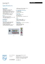 Preview for 3 page of Philips 29PT6441 Specifications