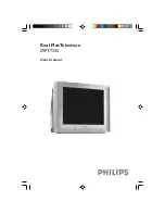 Philips 29PT7325 User Manual предпросмотр