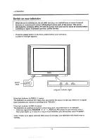 Preview for 12 page of Philips 29PT785A Operating Instructions Manual