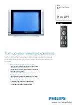 Philips 29PT8457 Specifications preview