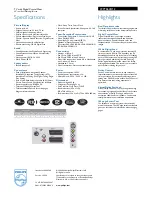 Preview for 2 page of Philips 29PT8640 Specifications