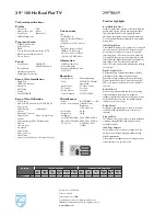 Preview for 2 page of Philips 29PT8659 Specifications