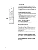 Предварительный просмотр 22 страницы Philips 29PT9113 - annexe 1 User Manual