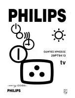 Philips 29PT9413 - annexe 1 (Greek) User Manual предпросмотр