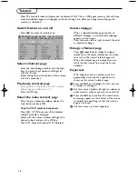 Preview for 16 page of Philips 29PT9417 User Manual