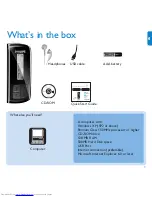 Preview for 8 page of Philips 2GB-FLASH AUDIO PLAYER SA4020 Quick Start Manual