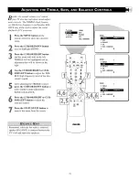 Предварительный просмотр 15 страницы Philips 30 IN WIDESCREEN REAL FLAT HDTV 30PW850H Directions For Use Manual