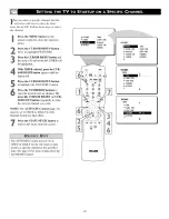 Предварительный просмотр 24 страницы Philips 30 IN WIDESCREEN REAL FLAT HDTV 30PW850H Directions For Use Manual