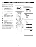 Предварительный просмотр 26 страницы Philips 30 IN WIDESCREEN REAL FLAT HDTV 30PW850H Directions For Use Manual