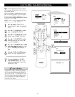 Предварительный просмотр 27 страницы Philips 30 IN WIDESCREEN REAL FLAT HDTV 30PW850H Directions For Use Manual