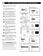 Предварительный просмотр 32 страницы Philips 30 IN WIDESCREEN REAL FLAT HDTV 30PW850H Directions For Use Manual