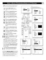 Предварительный просмотр 33 страницы Philips 30 IN WIDESCREEN REAL FLAT HDTV 30PW850H Directions For Use Manual