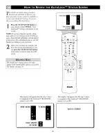 Предварительный просмотр 36 страницы Philips 30 IN WIDESCREEN REAL FLAT HDTV 30PW850H Directions For Use Manual