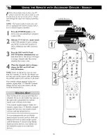 Предварительный просмотр 48 страницы Philips 30 IN WIDESCREEN REAL FLAT HDTV 30PW850H Directions For Use Manual