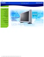 Philips 300WN5 Electronic User'S Manual preview