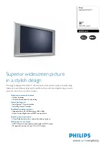 Preview for 1 page of Philips 30FW5220 Specifications