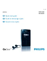 Philips 30GB-JUKEBOX HDD6330 - Quick Start Manual предпросмотр