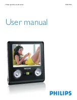 Philips 30GB-PORTABLE MEDIA CENTER PMC7230 User Manual preview