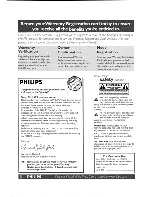 Preview for 2 page of Philips 30PF9946 User Manual