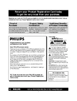 Preview for 2 page of Philips 30PW 8502/37 User Manual