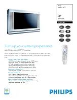 Preview for 1 page of Philips 30PW8420 Specifications